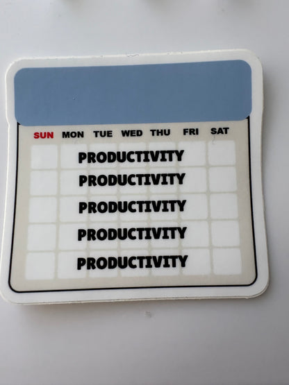 productivity: sticker